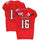 Texas Tech Red Raiders Team-Issued #16 Red Jersey with 150 Patch from the 2019 NCAA Football Season
