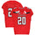 Texas Tech Red Raiders Team-Issued #20 Red Jersey with 150 Patch from the 2019 NCAA Football Season