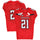 Texas Tech Red Raiders Team-Issued #21 Red Jersey with 150 Patch from the 2019 NCAA Football Season