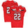 Texas Tech Red Raiders Team-Issued #22 Red Jersey with 150 Patch from the 2019 NCAA Football Season