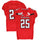 Texas Tech Red Raiders Team-Issued #25 Red Jersey with 150 Patch from the 2019 NCAA Football Season