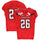 Texas Tech Red Raiders Team-Issued #26 Red Jersey with 150 Patch from the 2019 NCAA Football Season
