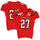 Texas Tech Red Raiders Team-Issued #27 Red Jersey with 150 Patch from the 2019 NCAA Football Season