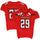 Texas Tech Red Raiders Team-Issued #29 Red Jersey with 150 Patch from the 2019 NCAA Football Season