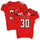 Texas Tech Red Raiders Team-Issued #30 Red Jersey with 150 Patch from the 2019 NCAA Football Season