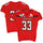 Texas Tech Red Raiders Team-Issued #33 Red Jersey with 150 Patch from the 2019 NCAA Football Season