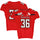 Texas Tech Red Raiders Team-Issued #36 Red Jersey with 150 Patch from the 2019 NCAA Football Season