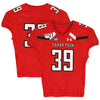 Texas Tech Red Raiders Team-Issued #39 Red Jersey with 150 Patch from the 2019 NCAA Football Season
