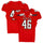 Texas Tech Red Raiders Team-Issued #46 Red Jersey with 150 Patch from the 2019 NCAA Football Season