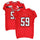 Texas Tech Red Raiders Team-Issued #59 Red Jersey with 150 Patch from the 2019 NCAA Football Season