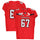 Texas Tech Red Raiders Team-Issued #67 Red Jersey with 150 Patch from the 2019 NCAA Football Season
