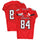 Texas Tech Red Raiders Team-Issued #84 Red Jersey with 150 Patch from the 2019 NCAA Football Season