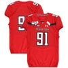 Texas Tech Red Raiders Team-Issued #91 Red Jersey with 150 Patch from the 2019 NCAA Football Season