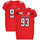 Texas Tech Red Raiders Team-Issued #93 Red Jersey with 150 Patch from the 2019 NCAA Football Season
