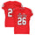 Texas Tech Red Raiders Team-Issued #26 Red Jersey from the 2017 NCAA Football Season