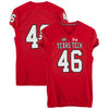 Texas Tech Red Raiders Team-Issued #46 Red Jersey from the 2017 NCAA Football Season