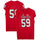 Texas Tech Red Raiders Team-Issued #59 Red Jersey from the 2017 NCAA Football Season