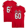 Texas Tech Red Raiders Team-Issued #60 Red Jersey from the 2017 NCAA Football Season