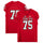 Texas Tech Red Raiders Team-Issued #75 Red Jersey from the 2017 NCAA Football Season