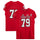 Texas Tech Red Raiders Team-Issued #79 Red Jersey from the 2017 NCAA Football Season