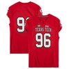 Texas Tech Red Raiders Team-Issued #96 Red Jersey from the 2017 NCAA Football Season