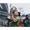 Raul Ruidiaz Seattle Sounders FC Autographed 16'' x 20'' 2019 MLS Cup Celebrating Photograph with ''2019 MLS Cup Champ'' Inscription