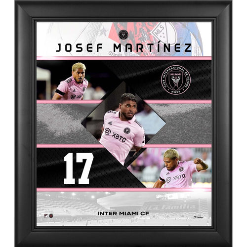 Josef Martinez Inter Miami CF Framed 15'' x 17'' Stitched Stars Collage