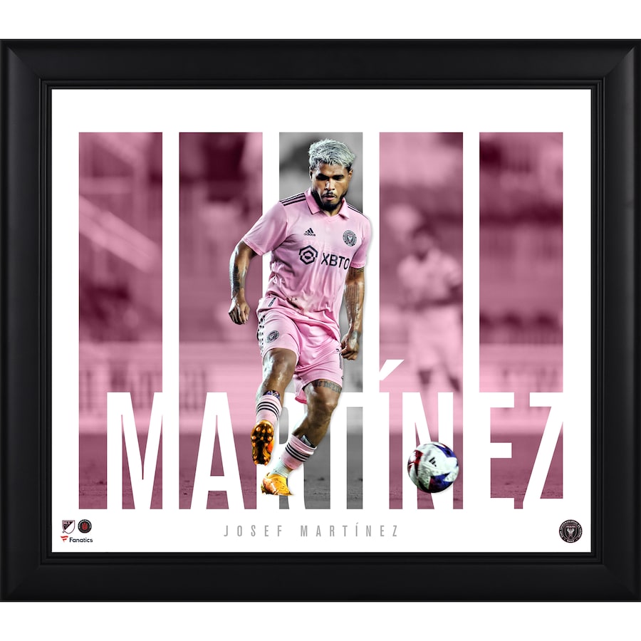 Josef Martinez Inter Miami CF Framed 15'' x 17'' Player Panel Collage