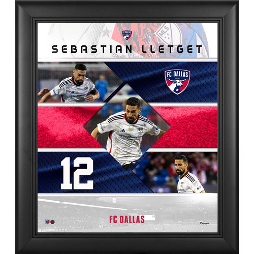 Sebastian Lletget FC Dallas Framed 15'' x 17'' Stitched Stars Collage