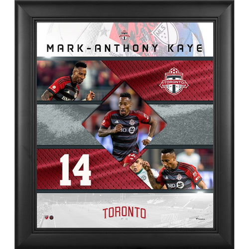 Mark-Anthony Kaye Toronto FC Framed 15'' x 17'' Stitched Stars Collage