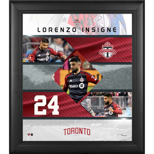 Lorenzo Insigne Toronto FC Framed 15'' x 17'' Stitched Stars Collage