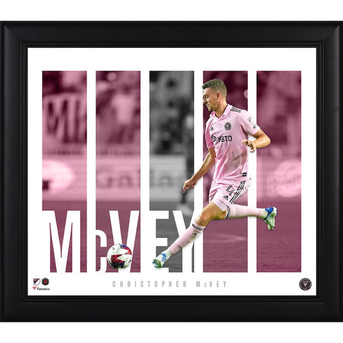 Christopher McVey Inter Miami CF Framed 15'' x 17'' Player Panel Collage