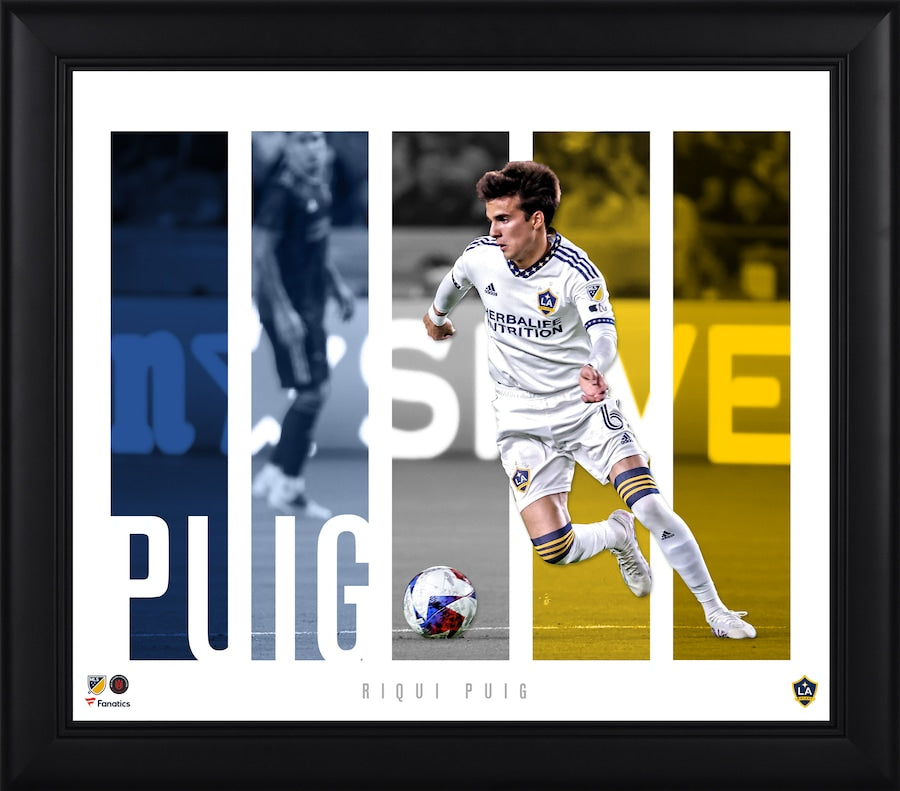Riqui Puig LA Galaxy Framed 15'' x 17'' Player Panel Collage