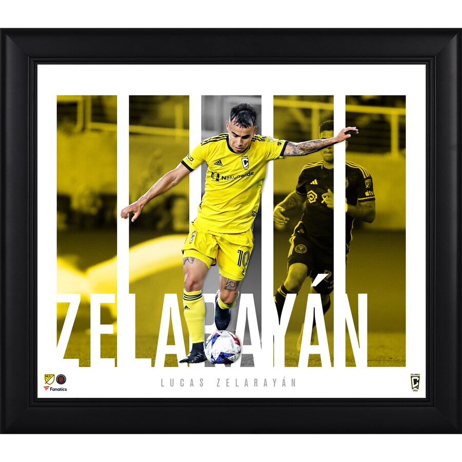 Lucas Zelarayan Columbus Crew Framed 15'' x 17'' Player Panel Collage
