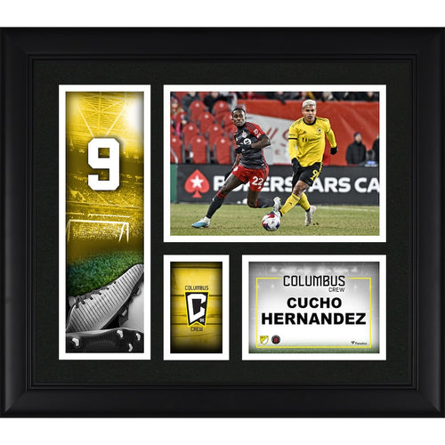 Cucho Hernández Columbus Crew 15'' x 17'' Player Core Collage