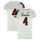 Texas Tech Red Raiders Team-Issued #4 White/Gray Jersey from the 2014 NCAA Football Season