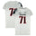 Texas Tech Red Raiders Team-Issued #71 White/Gray Jersey from the 2014 NCAA Football Season