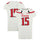Texas Tech Red Raiders Team-Issued #15 White Jersey from the 2013 NCAA Football Season