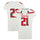 Texas Tech Red Raiders Team-Issued #21 White Jersey from the 2013 NCAA Football Season