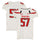 Texas Tech Red Raiders Team-Issued #57 White Jersey from the 2013 NCAA Football Season
