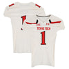 Texas Tech Red Raiders Team-Issued #1 White Jersey from the 2014 NCAA Football Season