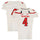 Texas Tech Red Raiders Team-Issued #4 White Jersey from the 2014 NCAA Football Season