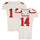 Texas Tech Red Raiders Team-Issued #14 White Jersey from the 2014 NCAA Football Season