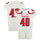 Texas Tech Red Raiders Team-Issued #40 White Jersey from the 2014 NCAA Football Season