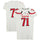 Texas Tech Red Raiders Team-Issued #71 White Jersey from the 2014 NCAA Football Season