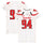 Texas Tech Red Raiders Team-Issued #94 White Jersey from the 2014 NCAA Football Season