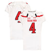 Texas Tech Red Raiders Team-Issued #4 White Jersey from the 2015 NCAA Football Season