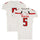 Texas Tech Red Raiders Team-Issued #5 White Jersey from the 2016 NCAA Football Season