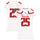 Texas Tech Red Raiders Team-Issued #25 White Jersey from the 2016 NCAA Football Season