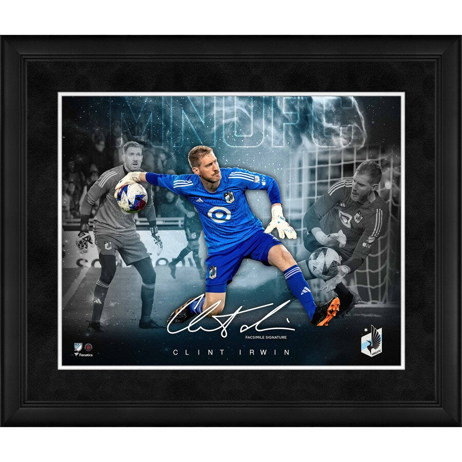 Clint Irwin Minnesota United FC Framed 16'' x 20'' Stars of the Game Collage - Facsimile Signature